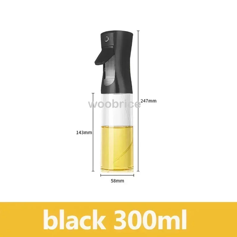 200ml–500ml Oil Spray Bottle – Olive Oil Dispenser for Cooking, BBQ & Baking with Anti-Drip Nozzle