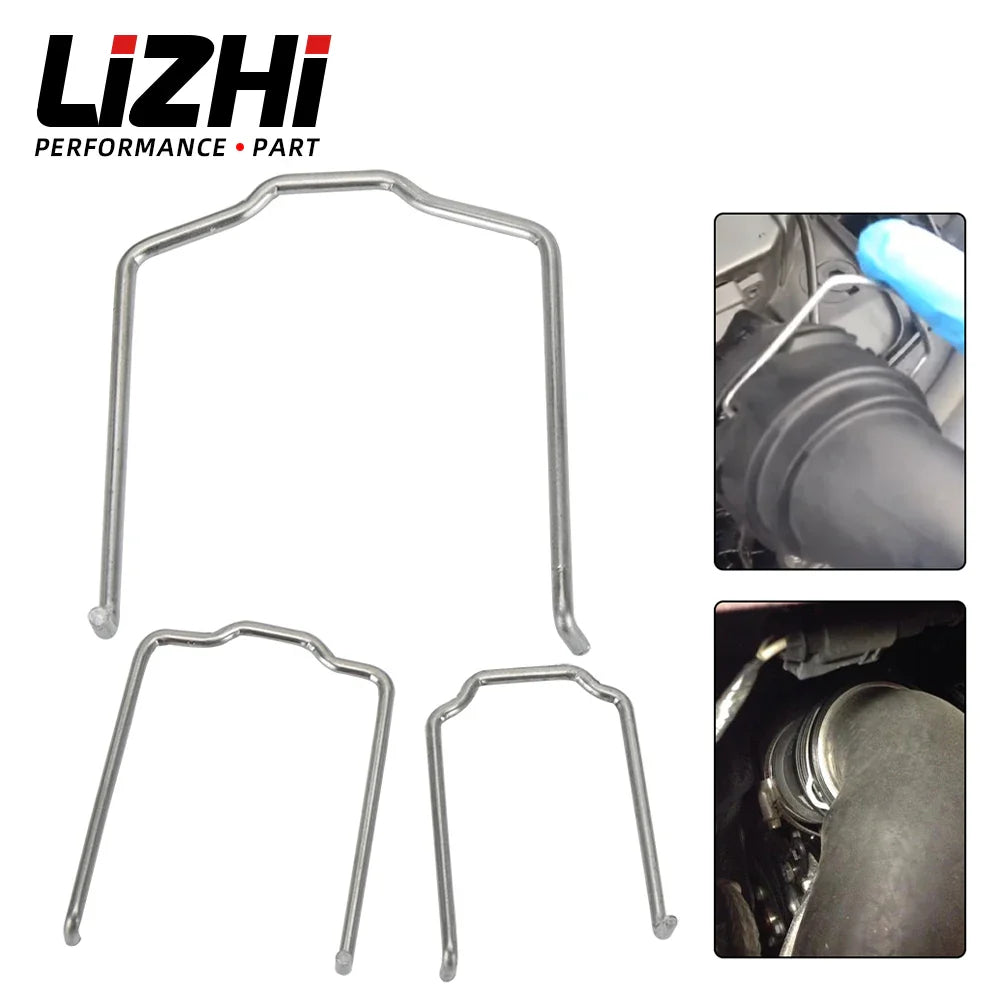 3PCS Radiator Hose Retaining Spring Clip For BMW E39 E38 E60 E90 745Li X5 E46 325i 328i M3 540i 740iL 740i Horse Shoe Clip Clamp