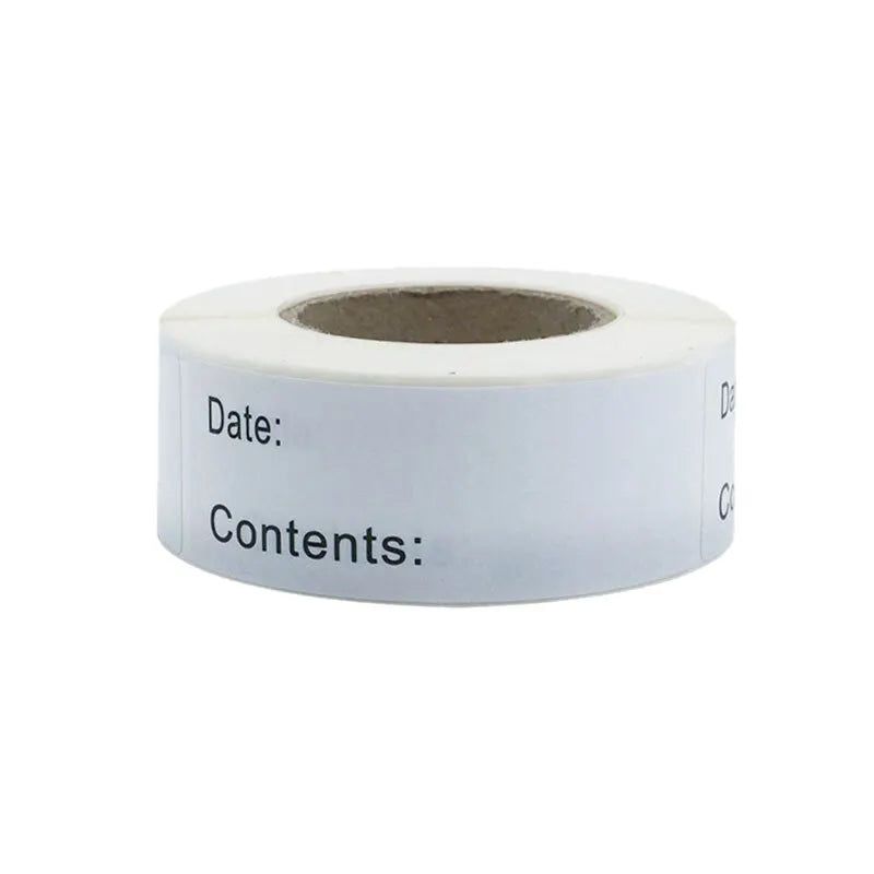 1 Roll of Date Label Stickers for Food Storage – Kitchen, Packaging & Condiment Marking