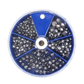 205Pcs Fishing Split Shot Sinkers – Removable Lead Weights Set for Precision Rigging & Casting
