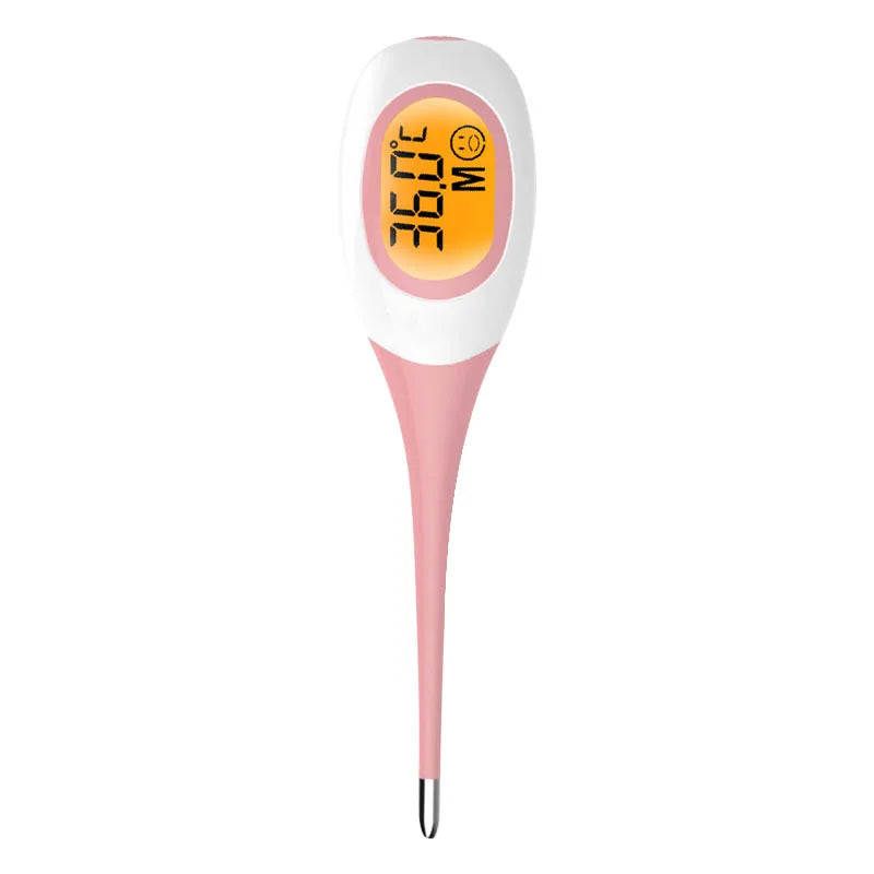8 Seconds Backlit Fever Thermometer – Fast Digital LCD Medical Thermometer for Kids, Babies & Adults