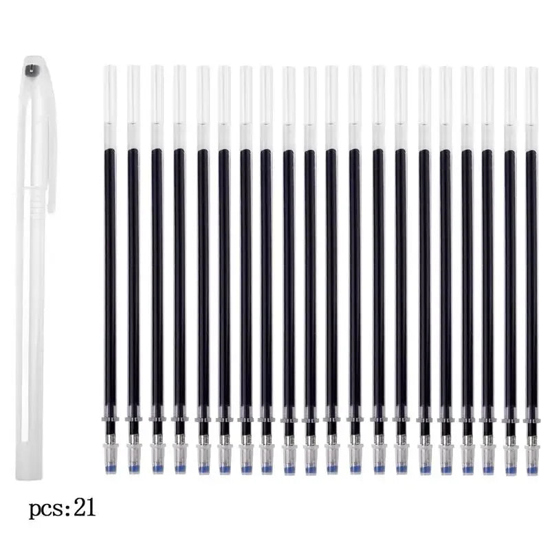 1Set High Temperature Disappearing Marker Pens – Heat Wrap Fade-Out Fabric Markers for Sewing & DIY