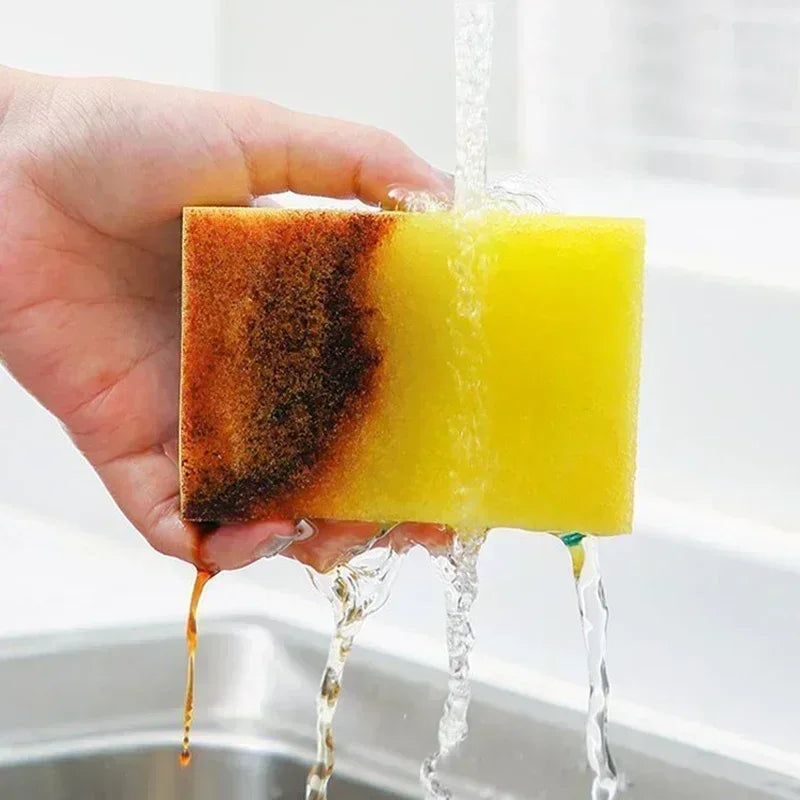 1-60PCS Kitchen Sponges Dual-Sided Scrub Pads Super Absorbent Dish Towel Scratch Resistant Scrubbing Sponge Highly Absorbent