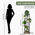 4/5/6 Tier Wooden Plant Stand – Multi-Layer Indoor/Outdoor Flower Shelf Display Rack