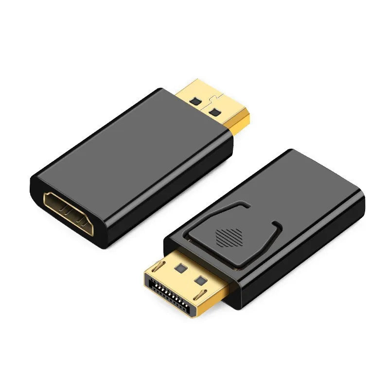 4K DP DisplayPort to HDMI-compatible Adapter Converter Display Port DP to HDMI-compatible HDTV Adapter Video Audio Laptop PC