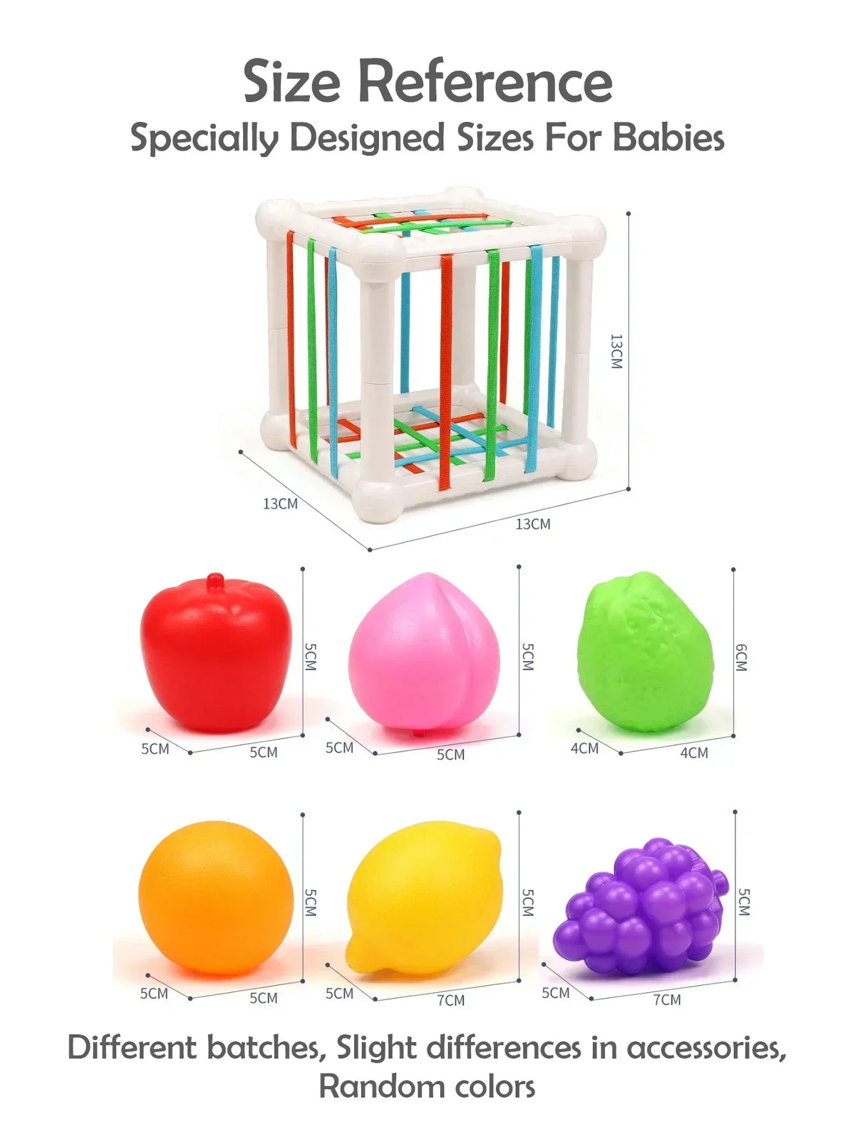 7Pcs Educational Cube Stacking Toy – Shape Matching Puzzle for Toddlers & Preschoolers