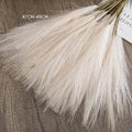 10pcs Artificial Reed Ins Wind Bouquet – Bohemian Style Fake Flowers for Home, Wedding & Christmas Decor