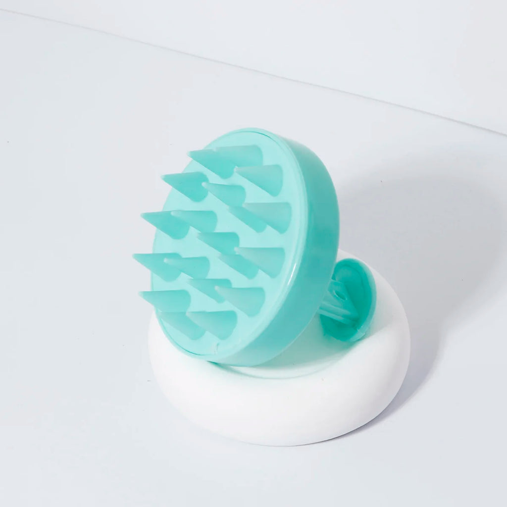 1PC Silicone Scalp Massager Hair Washing Brush, Wet & Dry Soft Silicone Comb Teeth For Scalp Care,Hair Cleansing Bath Brush