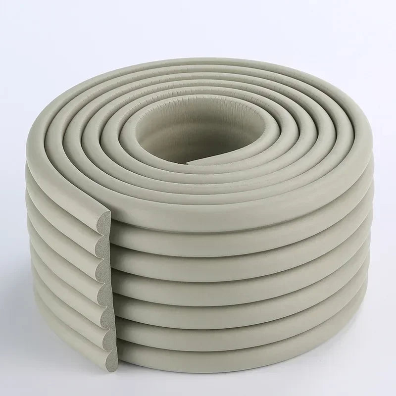 2M Table Edge Guard Furniture Corner Protector Self Adhesive U-Shape Anticollision Strip Child Safety Protection Soft Edge