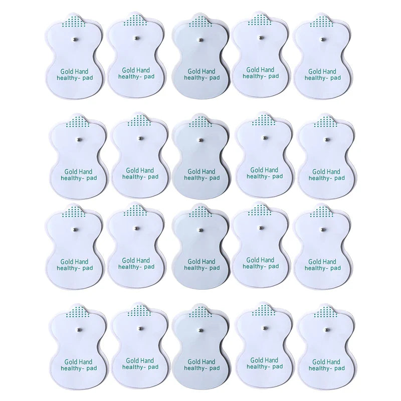 10/20pcs Electrode Pads Reusable Massage Patch – Replacement TENS Electrodes for Digital Therapy Machines