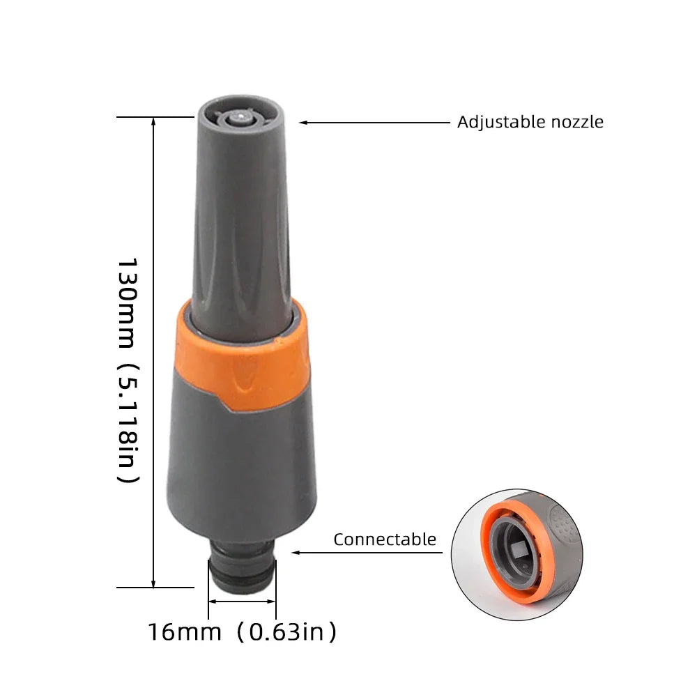 1/2" 3/4" 1 Inch Garden Hose Quick Connector Stopwater Connector Garden Tap Water Gun Coupler Watering Pipe Fitting