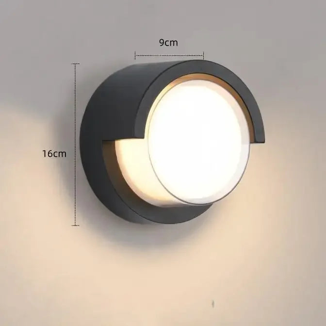 24W LED Outdoor Wall Light with Motion Sensor – Waterproof IP65 Garden Lamp for Pathways, Patios & Entrances
