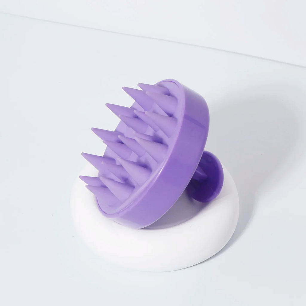 1PC Silicone Scalp Massager Hair Washing Brush, Wet & Dry Soft Silicone Comb Teeth For Scalp Care,Hair Cleansing Bath Brush