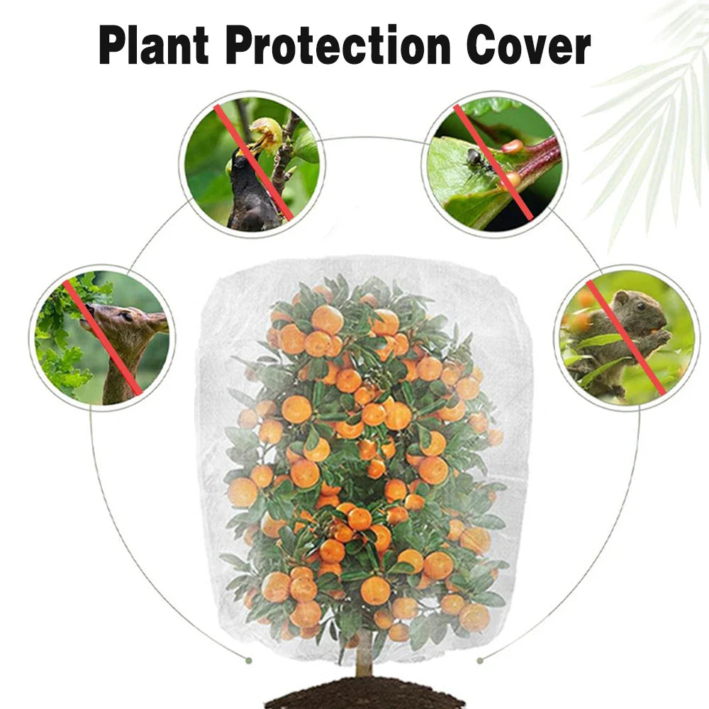 60-300cm Plant Protection Cover Large Fruits Tree Netting Cover Large Fruit Tree Plant Bunching Dust Netting insect - proof net