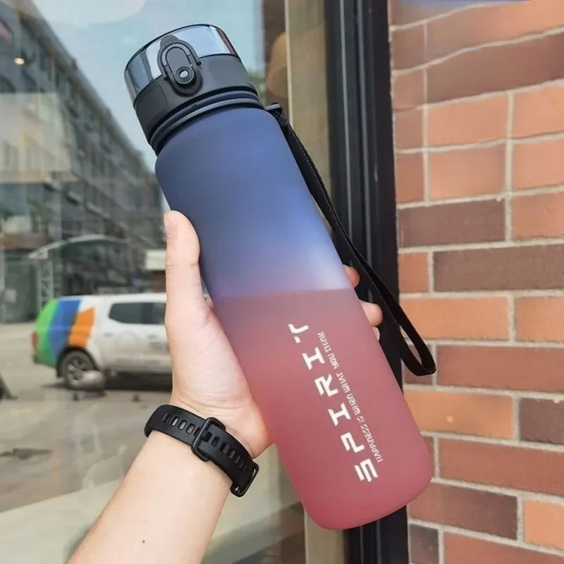 500ML/650ML/1000ML Large Capacity Sports Water Bottle – Leak Proof Portable Gym & Travel Hydration Jug