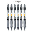 13/30pcs Retractable Gel Pens Set – Black, Red & Blue Ink Ballpoint Pens for School & Office Writing