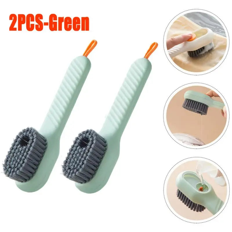 1pc Multi-function Automatic Spot Shoe Brush – Soft Hair Handheld Cleaning Tool