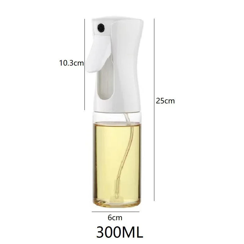 200/300/500 ML Oil Spray Kitchen Household Edible Olive Oil Spray Plastic Bottle Atomized Misty Oil Tank Air Fryer Spray Bottle
