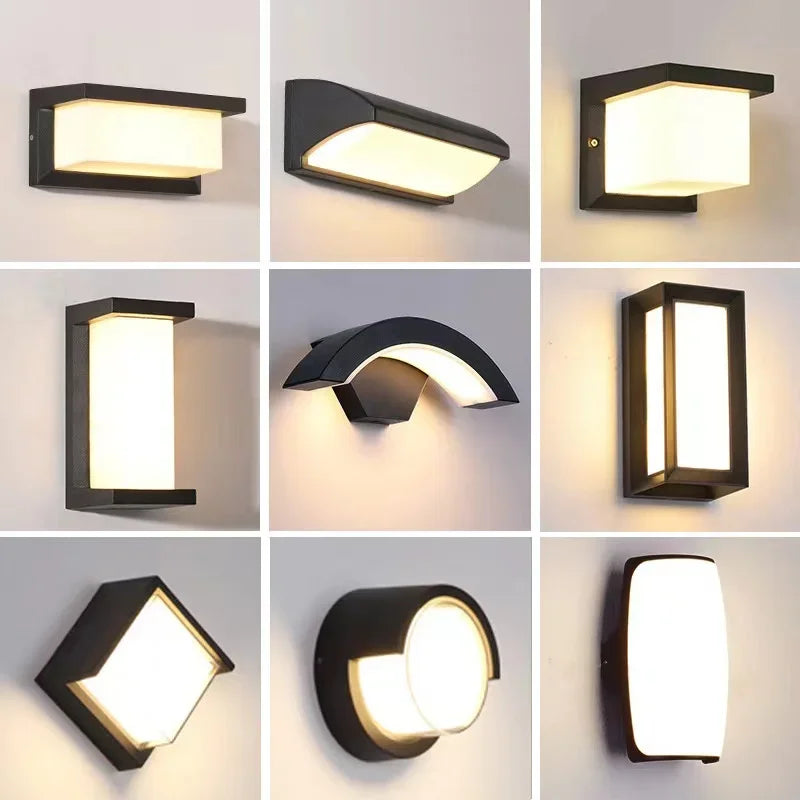 24W LED Outdoor Wall Light with Motion Sensor – Waterproof IP65 Garden Lamp for Pathways, Patios & Entrances