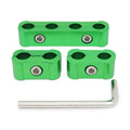 3pcs Car Spark Plug Electrical Wire Clamp Kit For 8mm 9mm 10mm Purple Black Red Golden Silver Blue Green