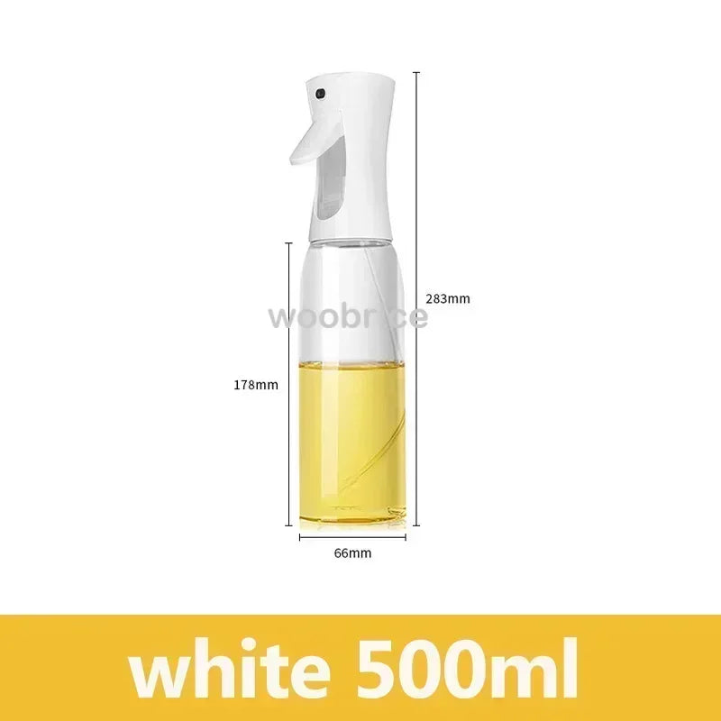 200ml–500ml Oil Spray Bottle – Olive Oil Dispenser for Cooking, BBQ & Baking with Anti-Drip Nozzle