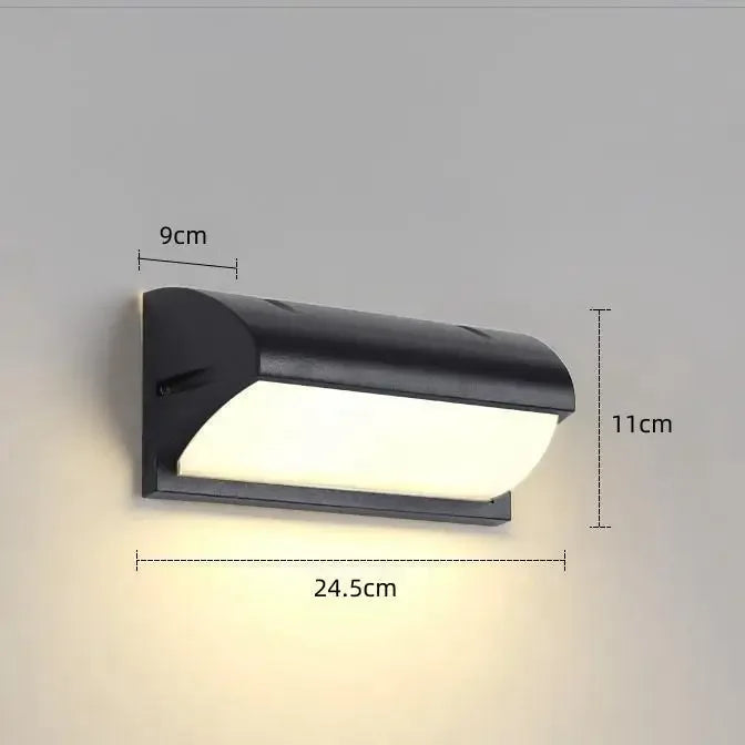 24W LED Outdoor Wall Light with Motion Sensor – Waterproof IP65 Garden Lamp for Pathways, Patios & Entrances