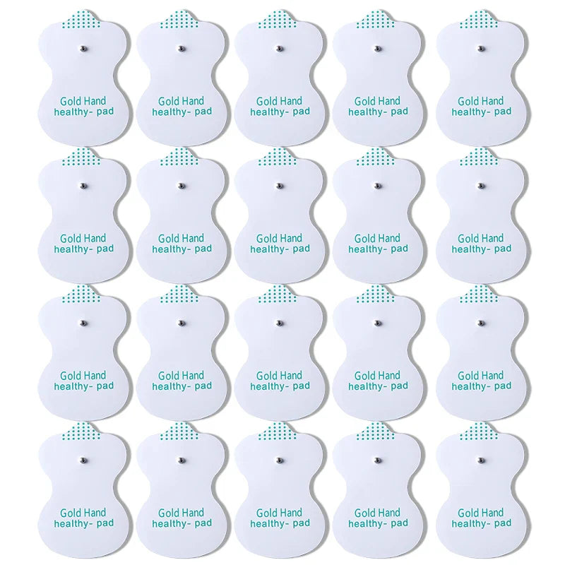 10/20pcs Electrode Pads Reusable Massage Patch – Replacement TENS Electrodes for Digital Therapy Machines