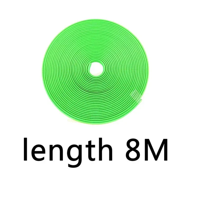 8M Car Wheel Rim Protection Strip – Decorative Rubber Moulding Trim for Tire Styling & Tyre Guard