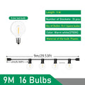 110V/220V Outdoor String Lights LED G40 Festoon Garland – Waterproof Warm White Fairy Lights for Patio, Garden & Wedding Decoration