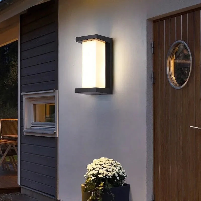 24W LED Outdoor Wall Light with Motion Sensor – Waterproof IP65 Garden Lamp for Pathways, Patios & Entrances