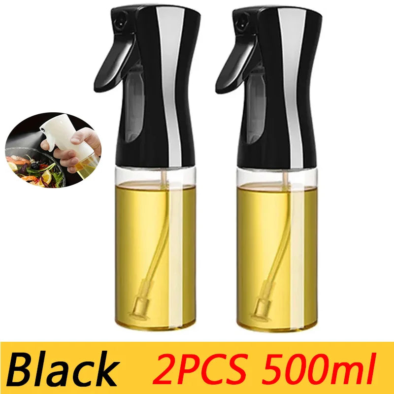 200ml–500ml Oil Spray Bottle – Olive Oil Dispenser for Cooking, BBQ & Baking with Anti-Drip Nozzle