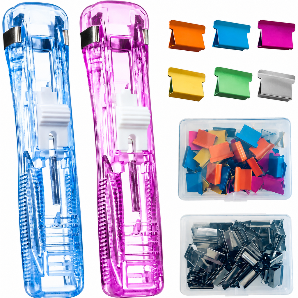 Staple-Free Clip Binder