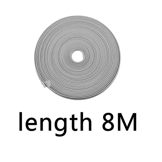 8M Car Wheel Rim Protection Strip – Decorative Rubber Moulding Trim for Tire Styling & Tyre Guard