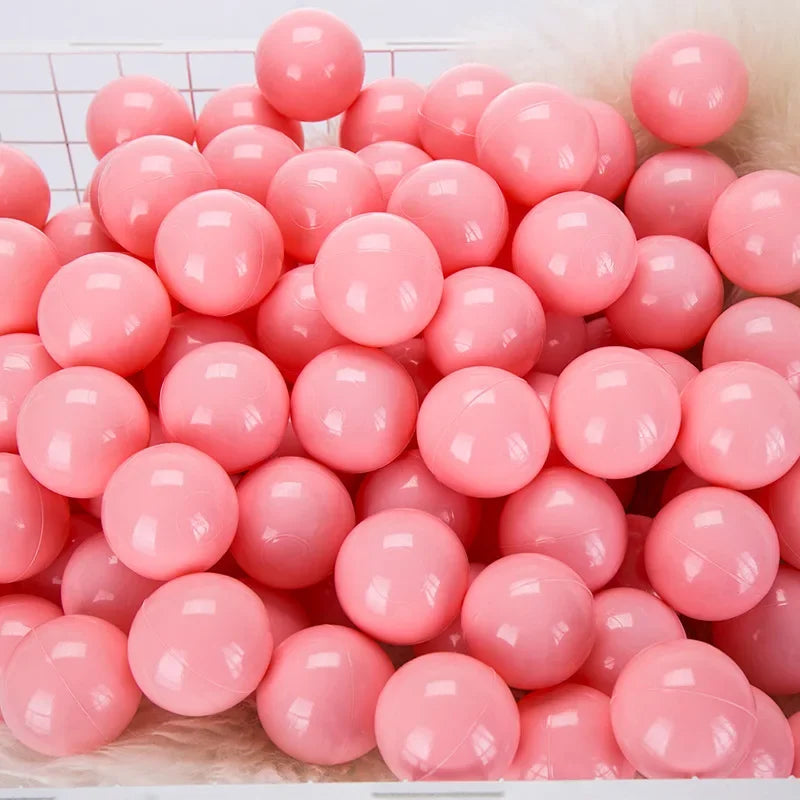 50pcs Colorful Love Star Ocean Balls – Eco-Friendly Plastic Balls for Baby Play Pits & Pools