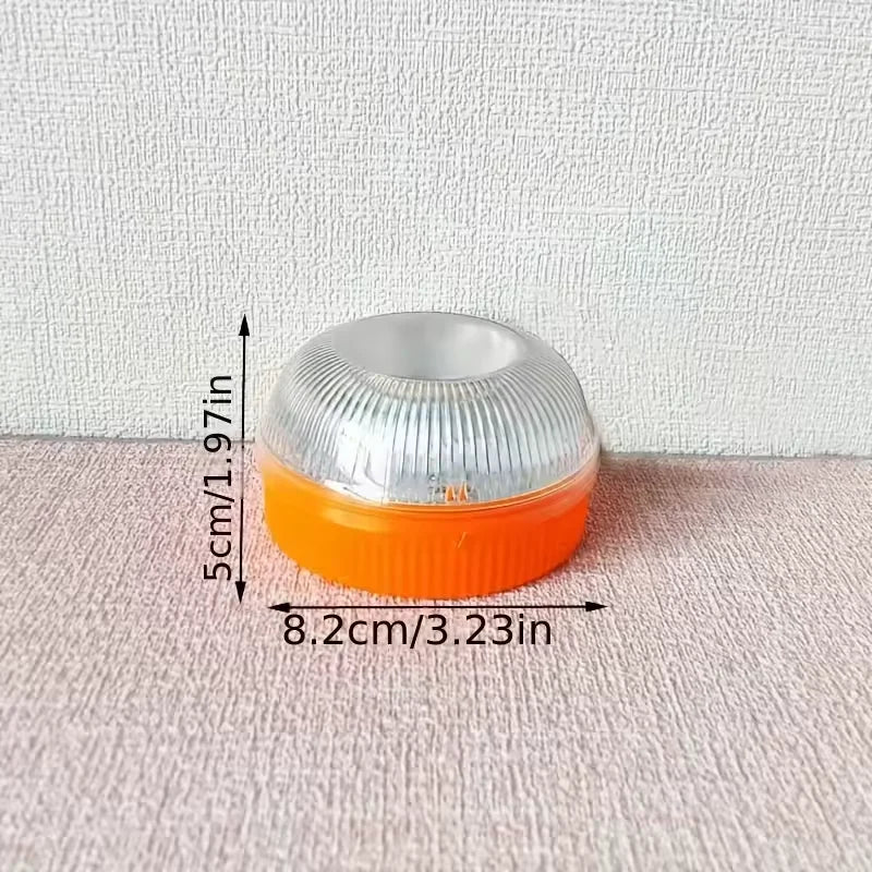 1pc/2pcs LED Vehicle Emergency Warning Light,Battery Powered,for Various Car Models-Roadside Assistance,Offroad Enthusiast,Truck