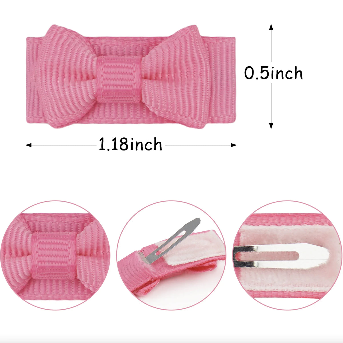 20Pcs Baby Hair Clips Set – Soft Lanugo Hairpins for Newborns, No-Hurt Princess Hair Accessories for Girls