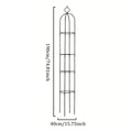 1pcs Metal Garden Trellis Plant Support Climbing Vines Flowers Stands Adjustable Height High-quality Outdoor Yard Decor Props