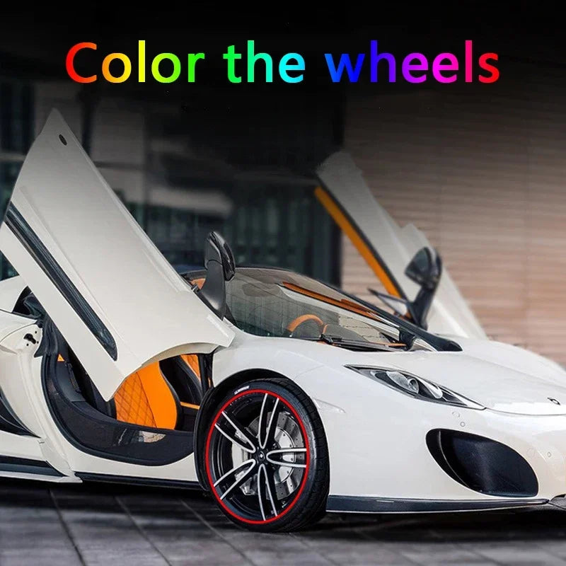 8M Car Wheel Rim Protection Strip – Decorative Rubber Moulding Trim for Tire Styling & Tyre Guard