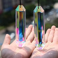 2 PCS Crystal Rainbow Sun Catcher Window Prism Pendants – Garden Hanging Ornaments & Home Décor