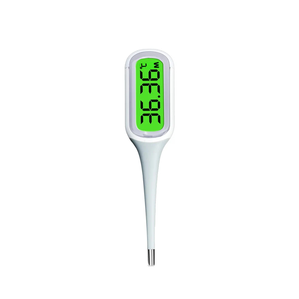 8 Seconds Backlit Fever Thermometer – Fast Digital LCD Medical Thermometer for Kids, Babies & Adults