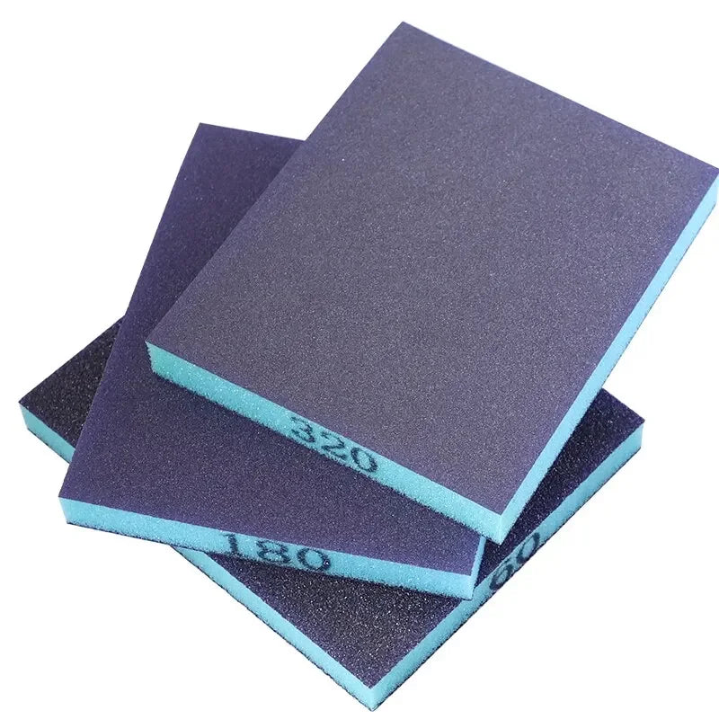 6‑Pack Sanding Sponge Set – Washable 60–320 Grit Sponges for Wood, Metal & Polishing
