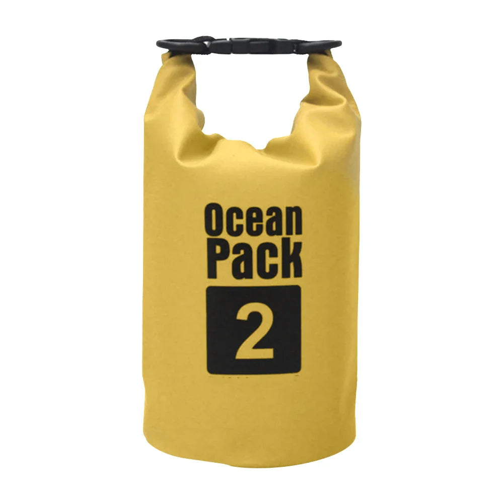 2L–10L Waterproof Dry Bag – Floating Sack for Swimming, Boating, River Trekking & Outdoor Sports