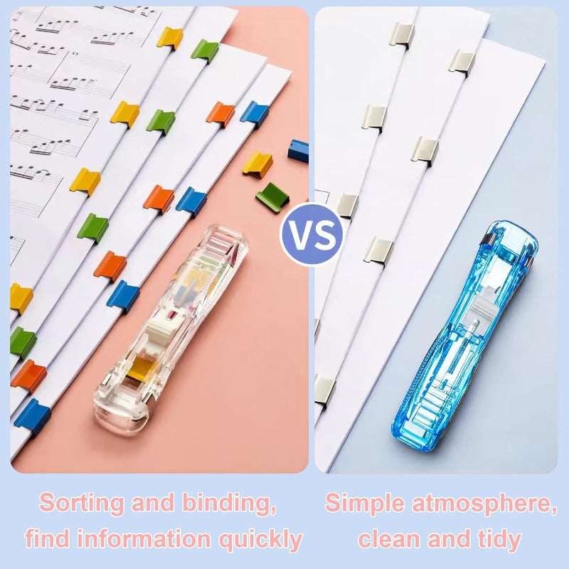 Staple-Free Clip Binder