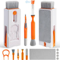 11-in-1 Computer Cleaning Kit – Multi-Functional Bluetooth Earphone Cleaner with Keycap Puller, Camera Brush, SIM Card Ejector & Phone Holder