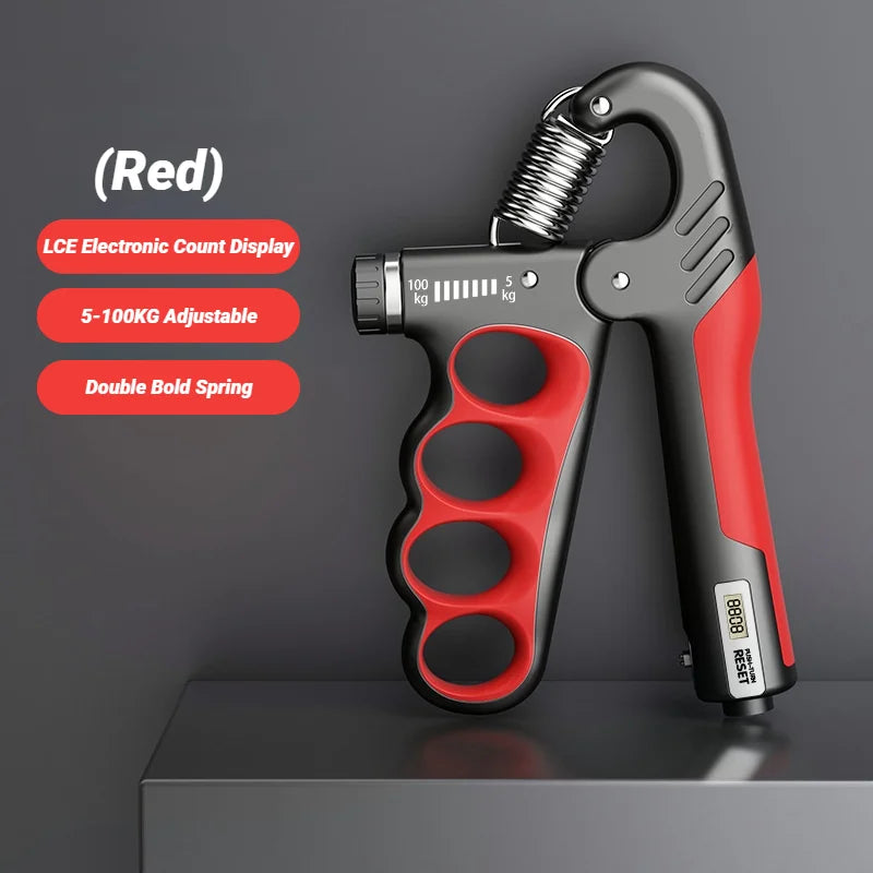 5-100kg Adjustable Grip Strength Device for Rehabilitation Training, Muscle Enhancement, Strength Training, Grip Strength Device