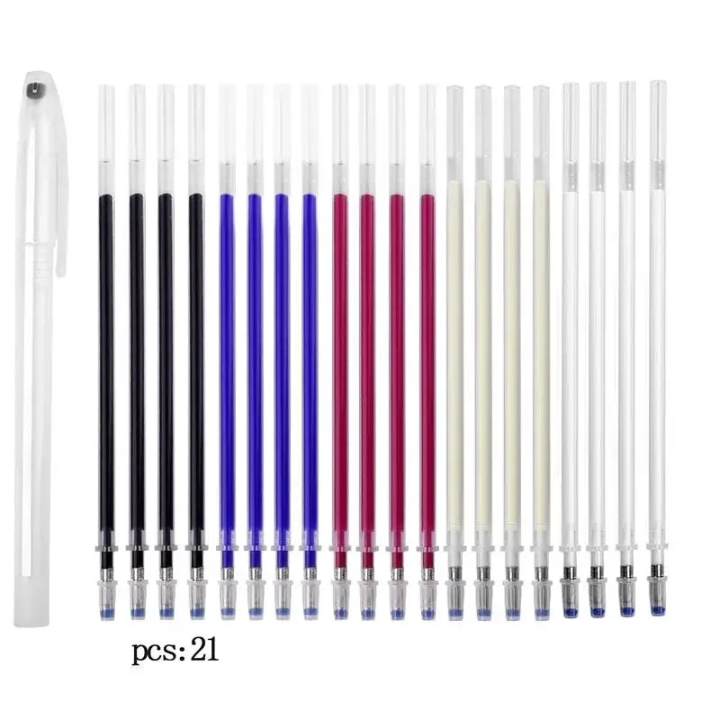 1Set High Temperature Disappearing Marker Pens – Heat Wrap Fade-Out Fabric Markers for Sewing & DIY