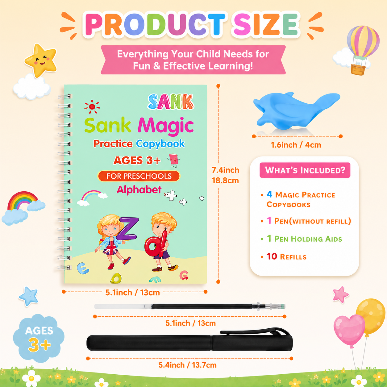 Kids Practice Copybook Set