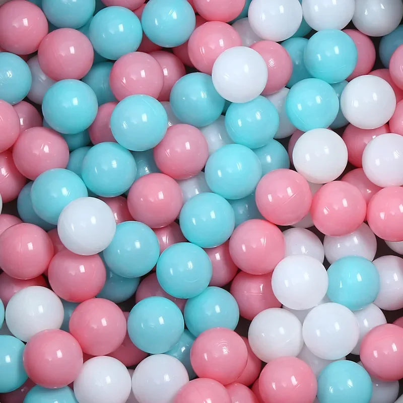 50pcs Colorful Love Star Ocean Balls – Eco-Friendly Plastic Balls for Baby Play Pits & Pools