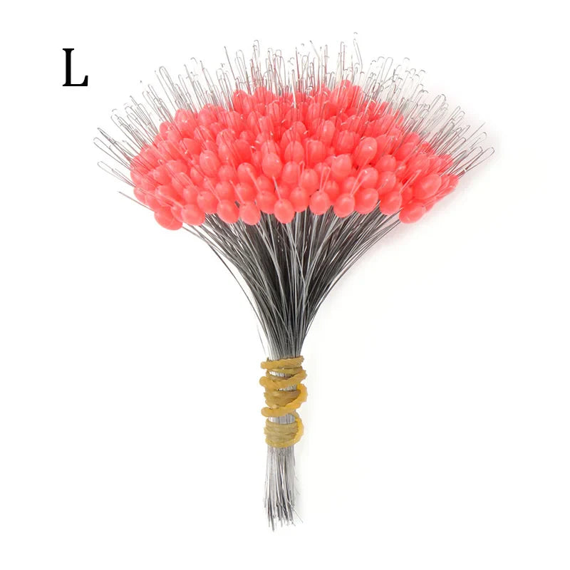 300Pcs Silicone Fishing Float Stoppers – Anti-Strand Space Beans for Line Control & Depth Setting
