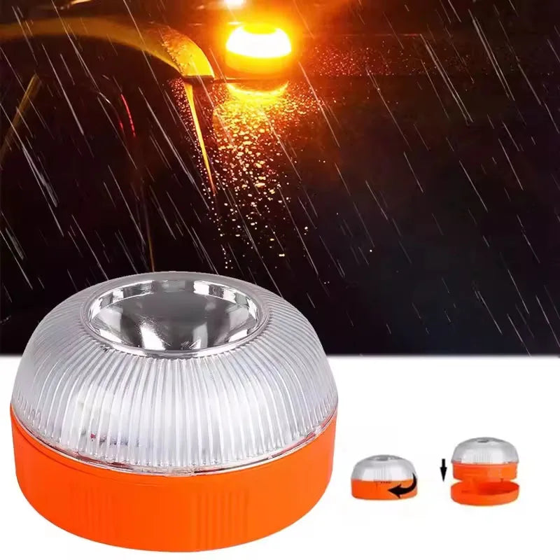 1pc/2pcs LED Vehicle Emergency Warning Light,Battery Powered,for Various Car Models-Roadside Assistance,Offroad Enthusiast,Truck